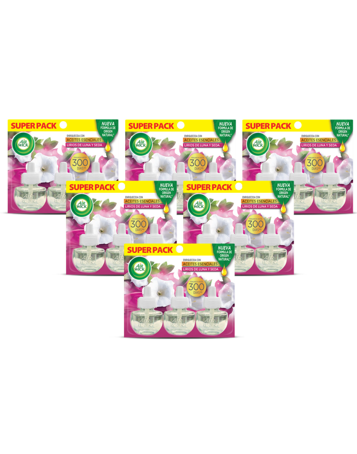 AirWick Recarga Desodorante Electrico Lirios 6 x 3 unid - Puntolimpieza